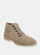 Mens Real Suede D Ring Leisure Boots (Light Taupe) - Light Taupe