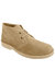 Mens Real Suede Round Toe Unlined Desert Boots - Camel - Camel