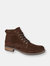 Mens Suede Ankle Boots - Brown - Brown
