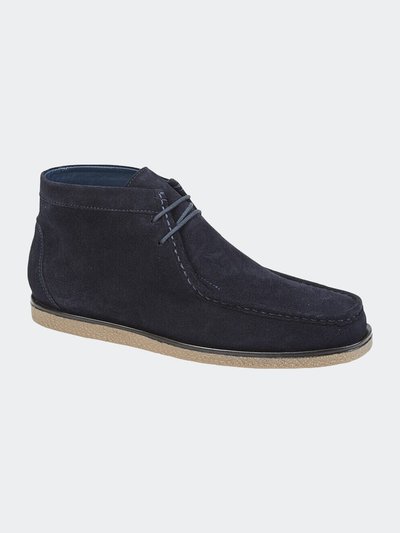 Roamers Mens Suede Ankle Boots - Navy Blue product
