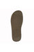 Mens Suede Flip Flops - Brown