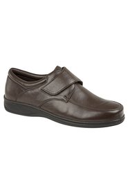 Mens Super Soft Leather Casual Shoes (Brown) - Brown