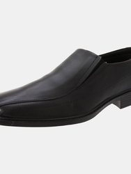Mens Superlite Twin Gusset Leather Shoes - Black