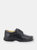 Mens Superlite Wide Fit Mudguard Tie Leather Shoes - Black