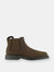 Mens Twin Gusset Softie Leather Dealer Boots - Brown - Brown