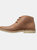 Mens Waxy Leather Fulfit Desert Boots - Brown