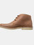Mens Waxy Leather Fulfit Desert Boots - Brown