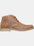 Mens Waxy Leather Fulfit Desert Boots - Brown - Brown