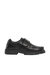 Roamers Boys Touch Fastening Boat Shoe (Black)