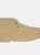 Womens/Ladies Real Suede Round Toe Unlined Desert Boots - Camel