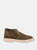 Womens/Ladies Real Suede Round Toe Unlined Desert Boots (Khaki)