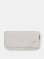 Roberta di Camerino Women's Portafoglio Zip Leather Wallet - Grey