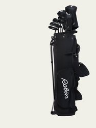 Men's Essentials 9-Club Golf Set (Bag + Head covers) - Black