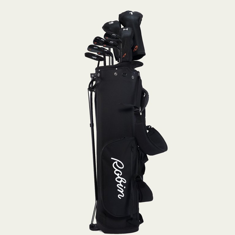 Women's Essentials 9-Club Golf Set (Bag + Head covers) - Black