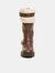 Dog Womens/Ladies Igloo Knee-High Boots (Brown)