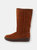 Sugardaddy Womens/Ladies Leather Pull On Boot (Chestnut)