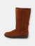 Sugardaddy Womens/Ladies Leather Pull On Boot (Chestnut)