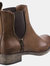 Womens/Ladies Camilla Bromley Gusset Ankle Boots (Brown)