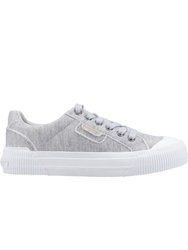 Womens/Ladies Cheery Skirball Jersey Cotton Shoes (Gray)