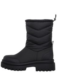 Womens/Ladies Dita Mid Calf Walking Boots - Black