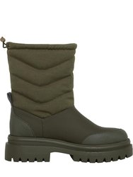 Womens/Ladies Dita Mid Calf Walking Boots - Olive - Olive