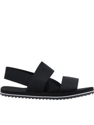 Womens/Ladies Ellen Sandals (Black)