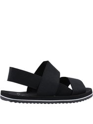 Womens/Ladies Ellen Sandals (Black)