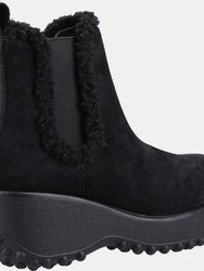 Womens/Ladies Frost Suede Ankle Boots