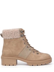 Womens/Ladies Icy Ankle Boots - Taupe