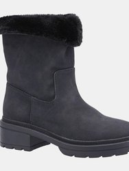 Womens/Ladies Idea Mid Boots (Black)