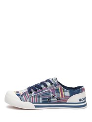 Womens/Ladies Jazzin Bridger Patchwork Canvas Shoes (Multicolored)