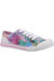 Womens/Ladies Jazzin Candy Tie Dye Casual Shoes (Pink/Multicolored) - Pink/Multicolored