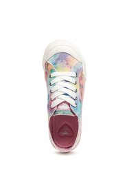 Womens/Ladies Jazzin Candy Tie Dye Casual Shoes (Pink/Multicolored)