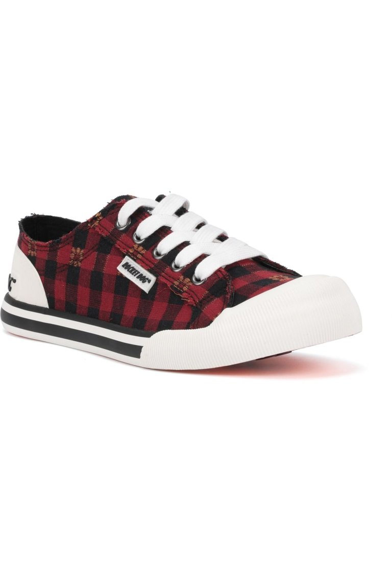 Womens/Ladies Jazzin Dublin Sneakers - Red - Red