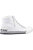 Womens/Ladies Jazzin Hi 12A Cotton Canvas Shoes (White)