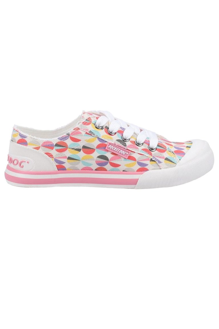 Womens/Ladies Jazzin Jixel Sneakers (Pink) - Pink