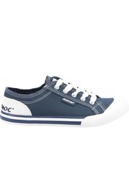 Womens/Ladies Jazzin Shoes (Navy/White)