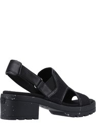 Womens/Ladies Lilly Sandals (Black)