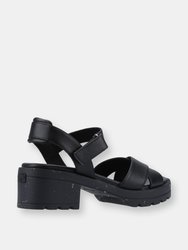 Womens/Ladies Luca Sandals (Black)