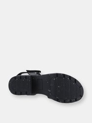 Womens/Ladies Luca Sandals (Black)