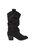 Womens/Ladies Sidestep Mid-Calf Western Boot (Black) - Black