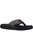 Womens/Ladies Spotlight Tampa Flip Flops (Black/Brown) - Black/Brown