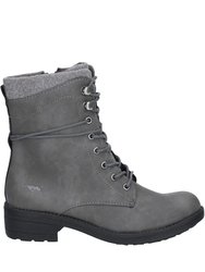 Womens/Ladies Tayte Lace Up Boot (Gray)