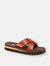 Womens/Ladies Wilmer Burn Slip On Sandal (Brown) - Brown