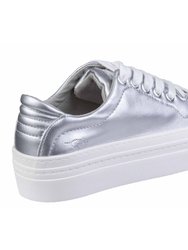 Womens Milkyway Flatform Shoe (Silver)