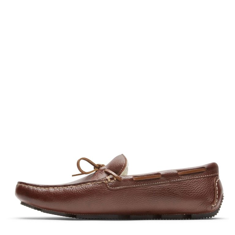 Men's Rhyder Tie Slipper Loafer In Mahogany