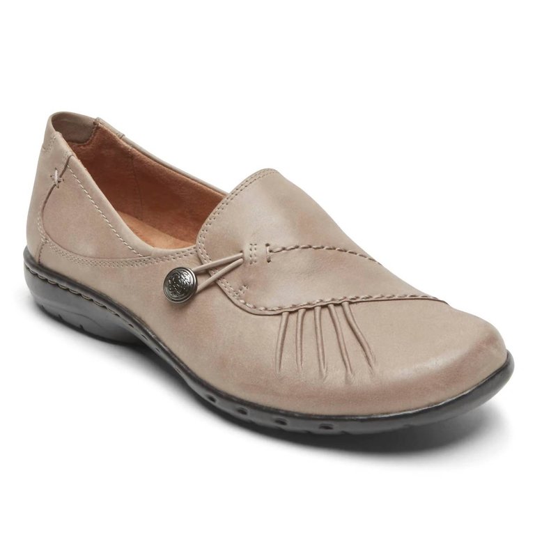 Paulette Slip On Loafer In Dove