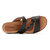 Women's May Adjustable Cork Slide In Black