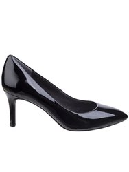 Womens Total Motion Pointy Toe Stiletto Shoe - Black