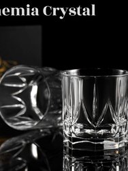 Crystal Whiskey Glasses - Gift Set of 2 Imperial Glass Tumblers (12oz)